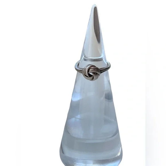 Vintage RJ Graziano Sterling Silver Knot Ring Woman’s Jewelry Love Promise Ring - Picture 3 of 9